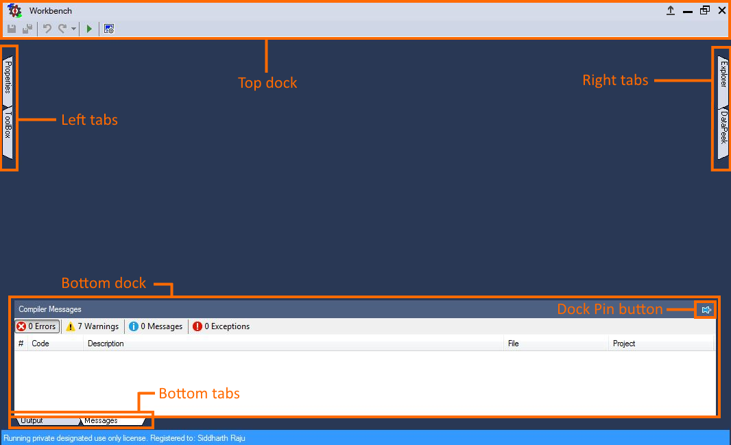 Workbench - Tabs